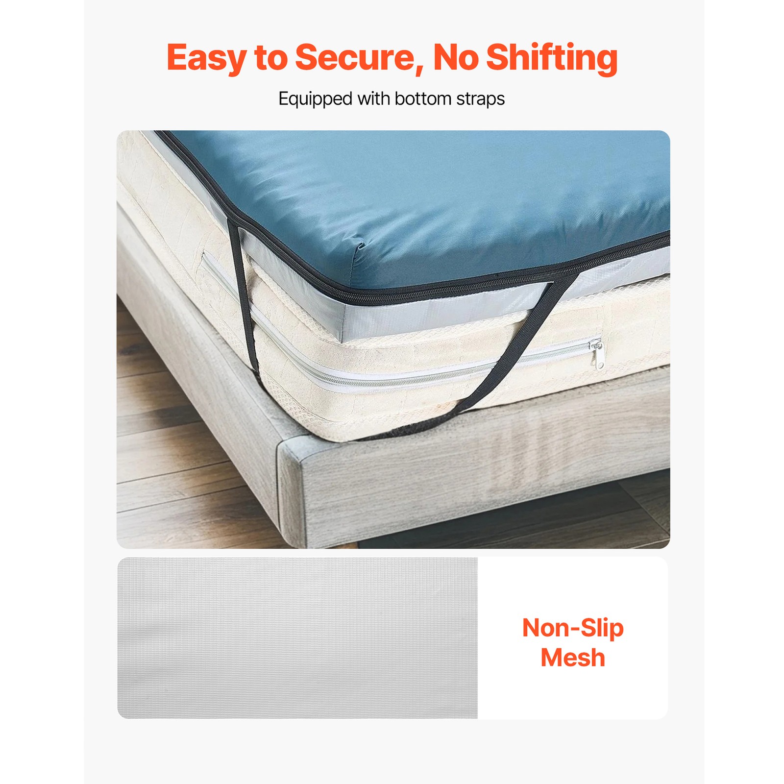 Hospital Medical Bed Mattress 3.5-Inch Water Resistant Non Slip Home Foam