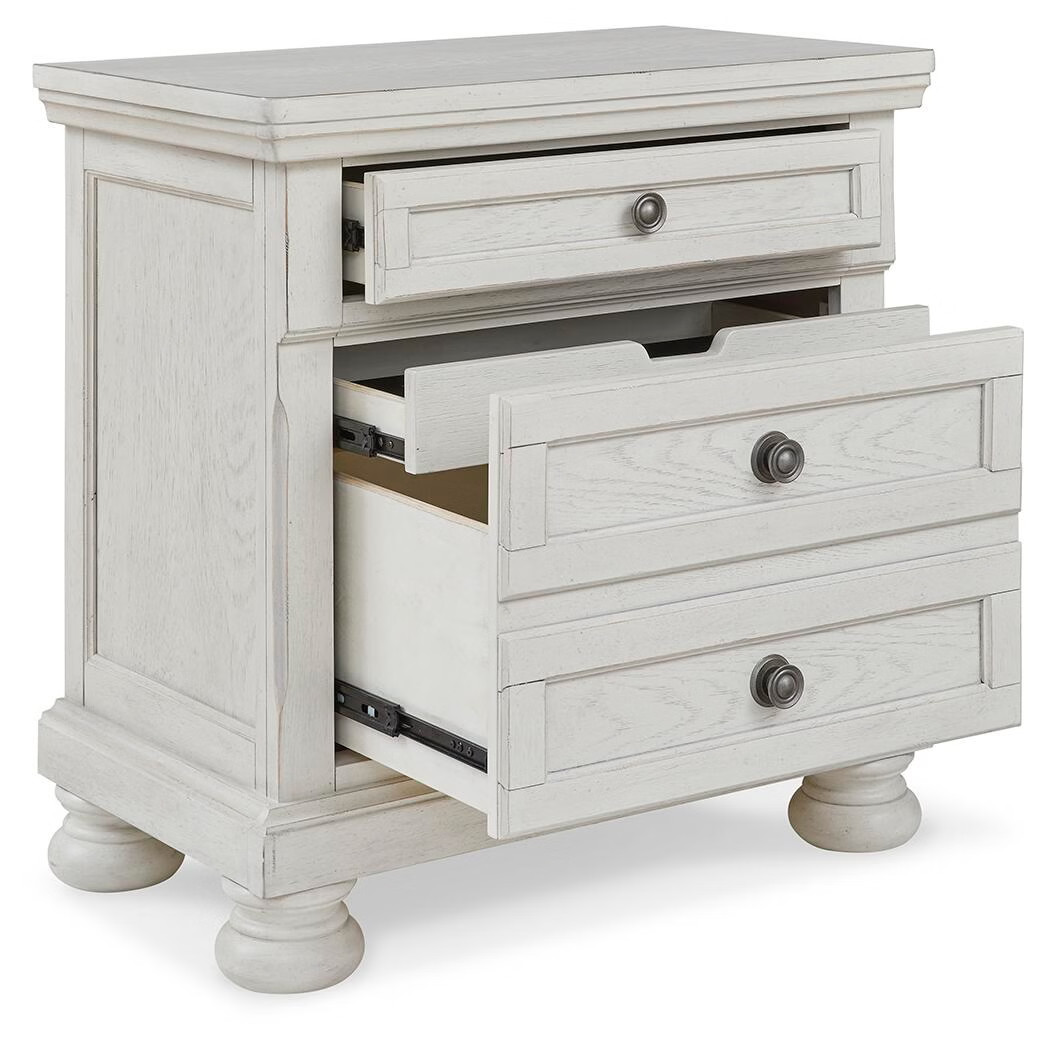 Signature Design by Ashley Casual Robbinsdale Nightstand Antique White