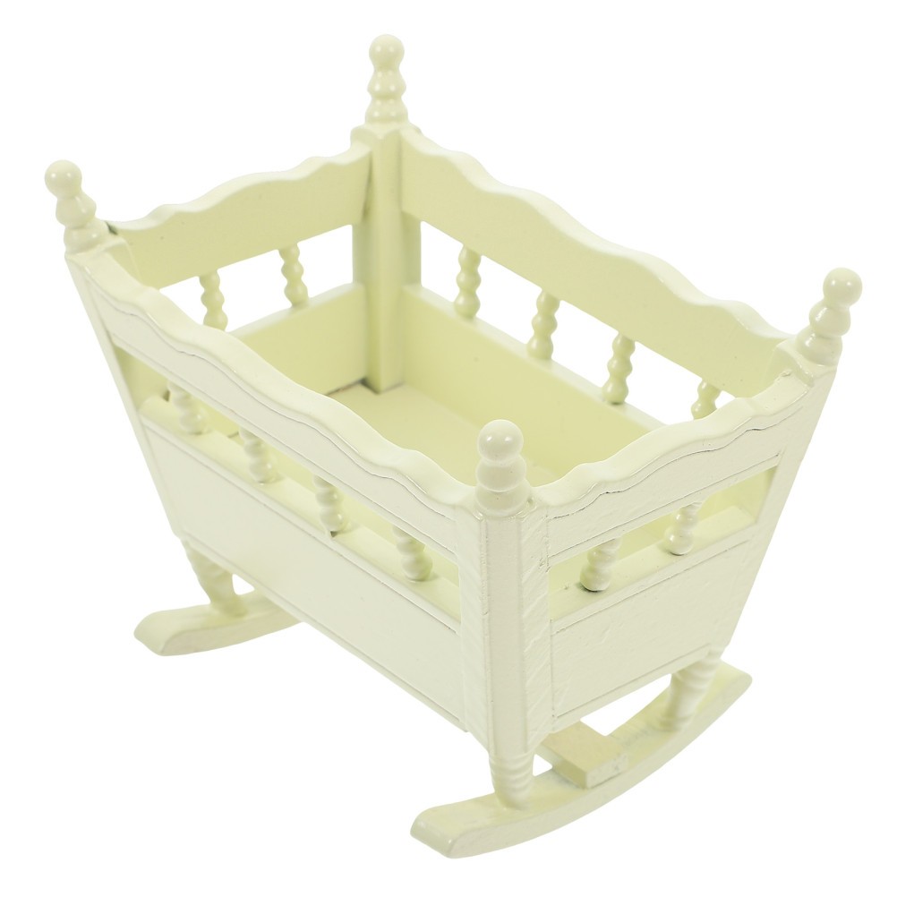 Cradle Furniture Bedroom Set Dollhouse Accessories Models