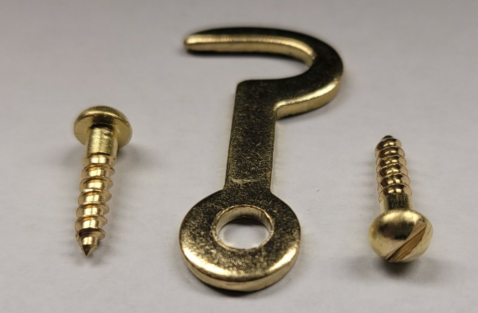 1.25″ 1-1/4″ Brass Plated Steel Hook Latch catch cabinet drawer door doll house