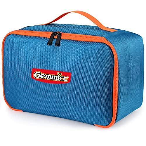 Toy Carry Case,Magnetic Tiles Storage Bag, Water Resistant Oxford Cloth Blue