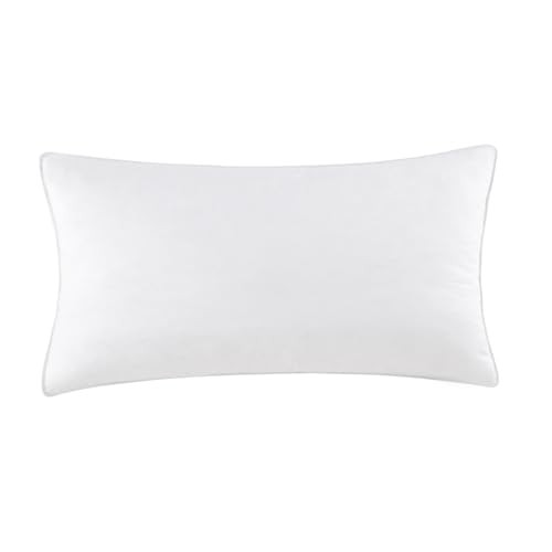 Throw Pillow Inserts 16″ x 26″ (Pack of 1) Down 16×26 Inch (Pack of 1) White