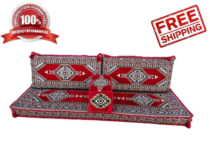 Arabic Sofa Set Turkish Ottoman Kilim Corner Cushion pillows Lounge Couch Cover