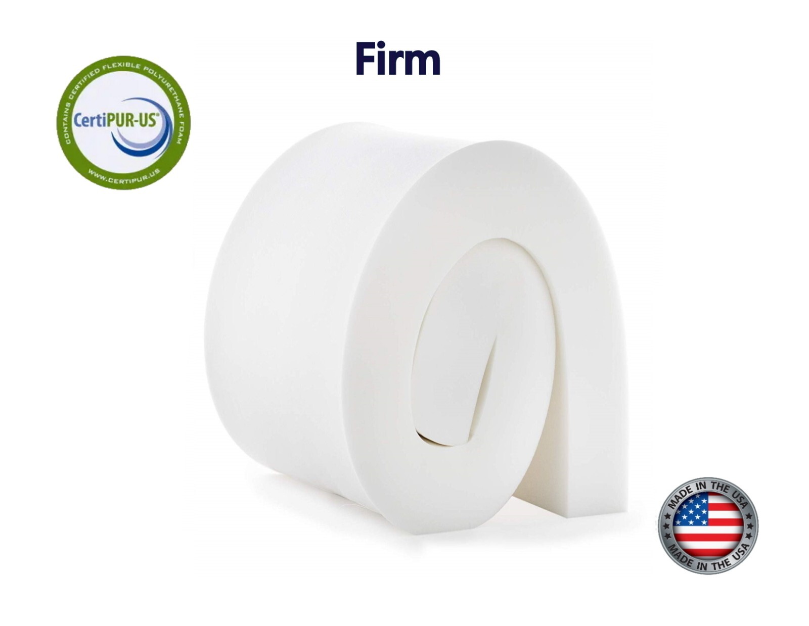 Upholstery Foam Cushion 7″x 30″x 80″ (Firm) 1.8 lb/per cubic ft density 48lb-ILD