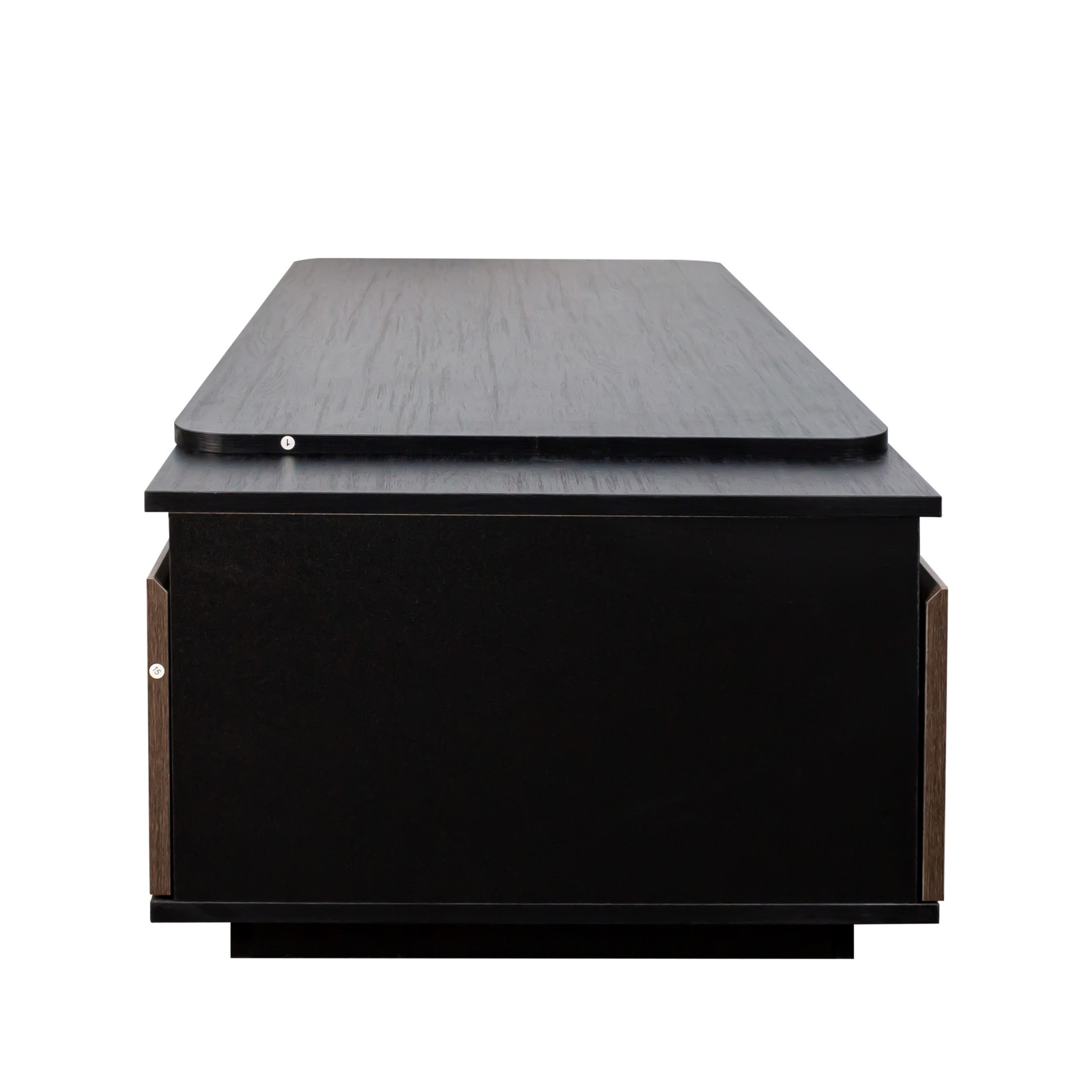 Extendable Coffee Table with 2 Storage Drawers, Adjustable Length