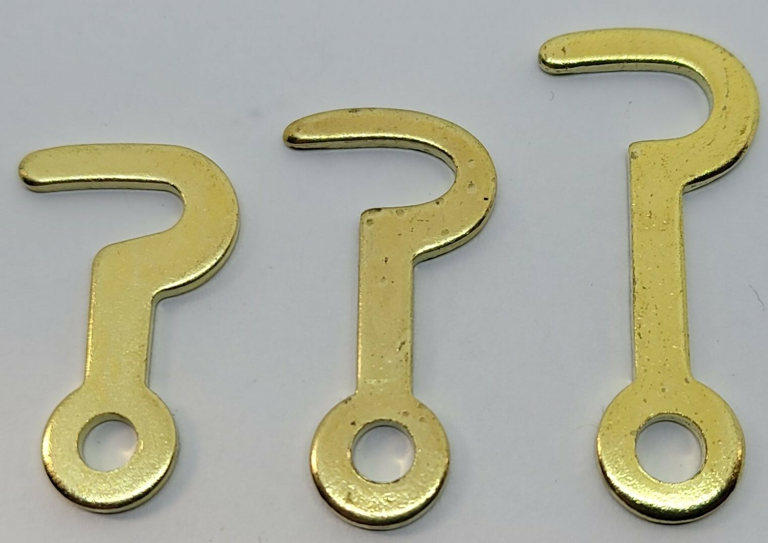 1.25″ 1-1/4″ Brass Plated Steel Hook Latch catch cabinet drawer door doll house