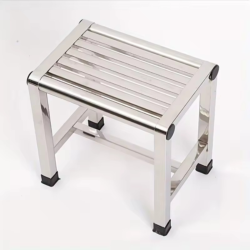 Stainless Steel Stool Multi Functional Durable Thick Metal Seat
