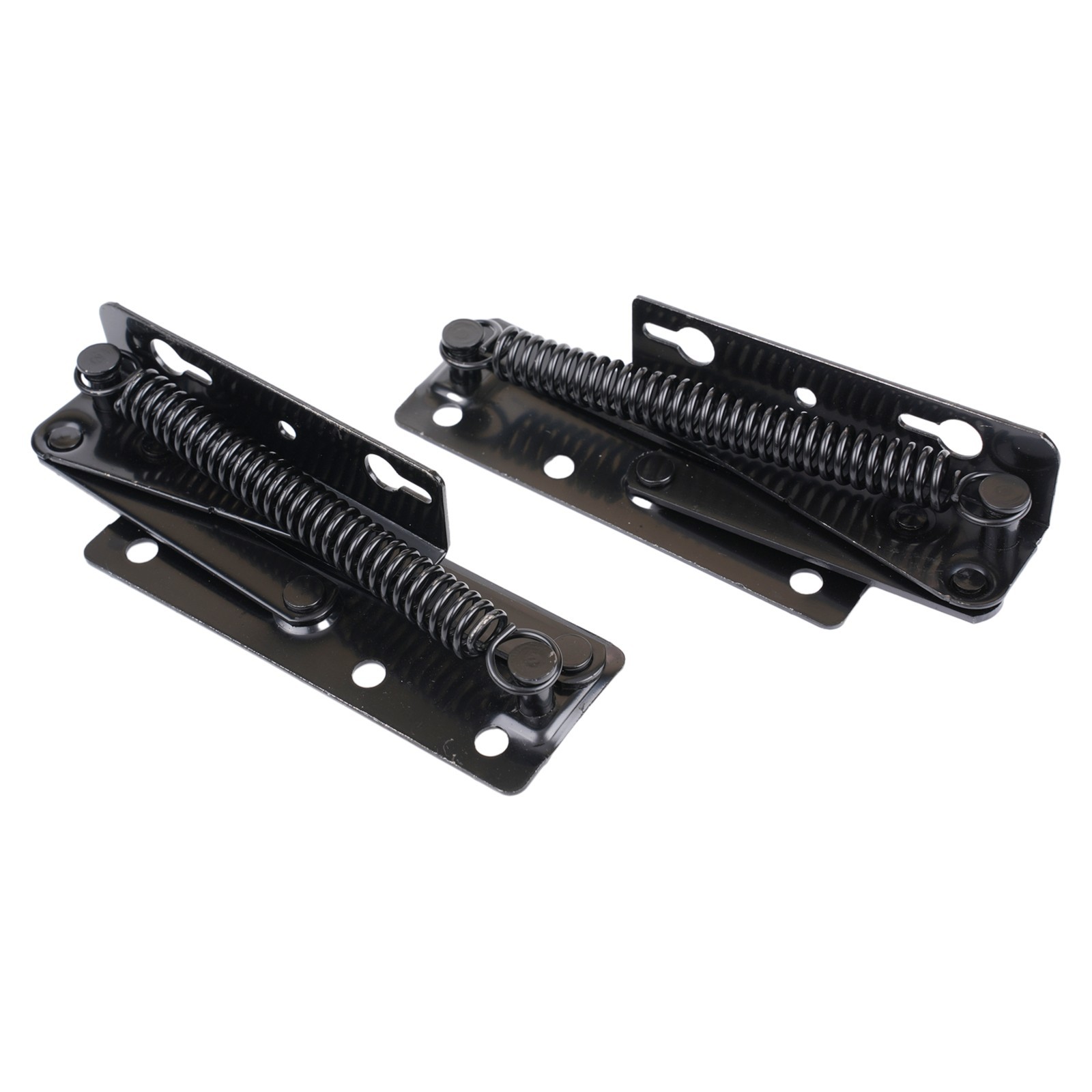 2Pcs Sofa Bed Bedding Adjustable Angle Mechanism Hinge Hardware Black / New