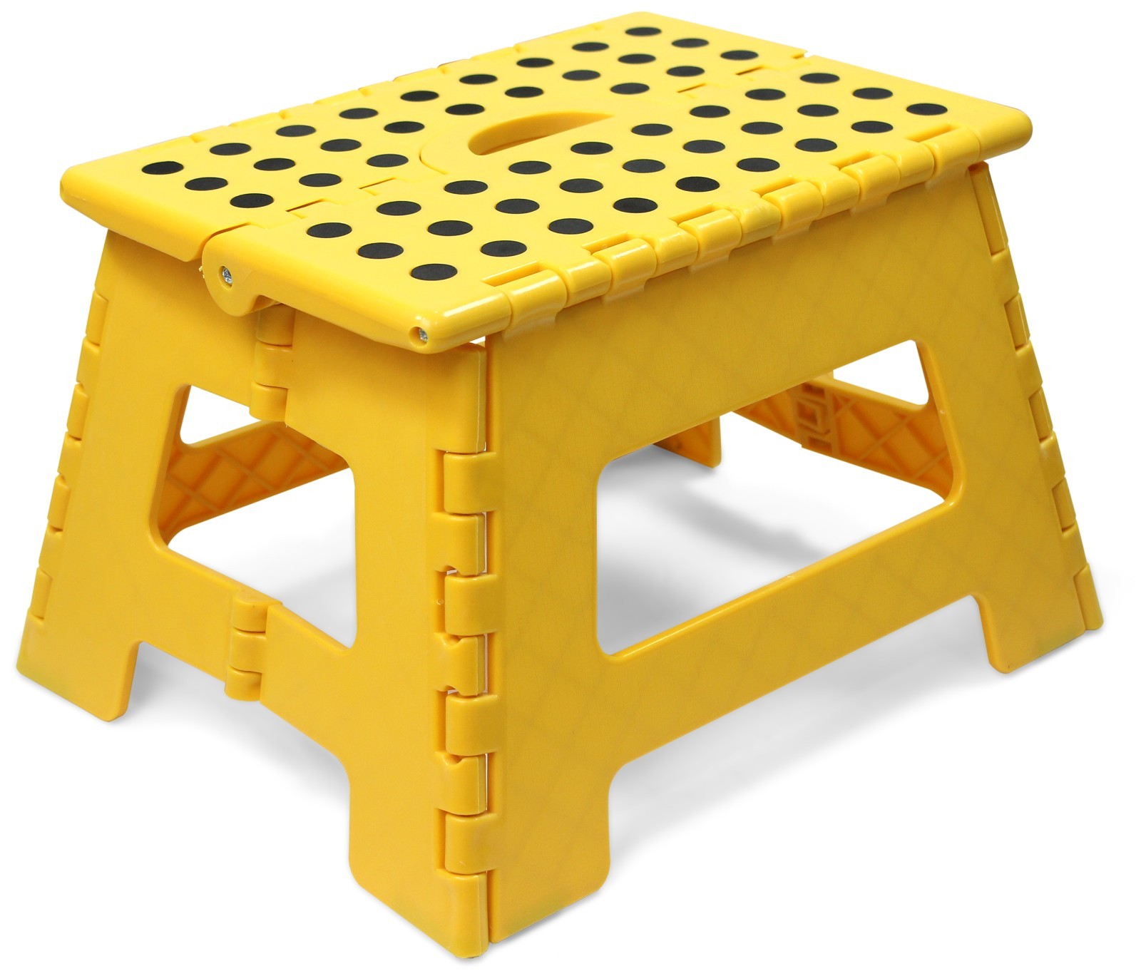 MaxWorks Folding Step Stool – 9″ Height 330 lb Capacity – Compact Portable 50969