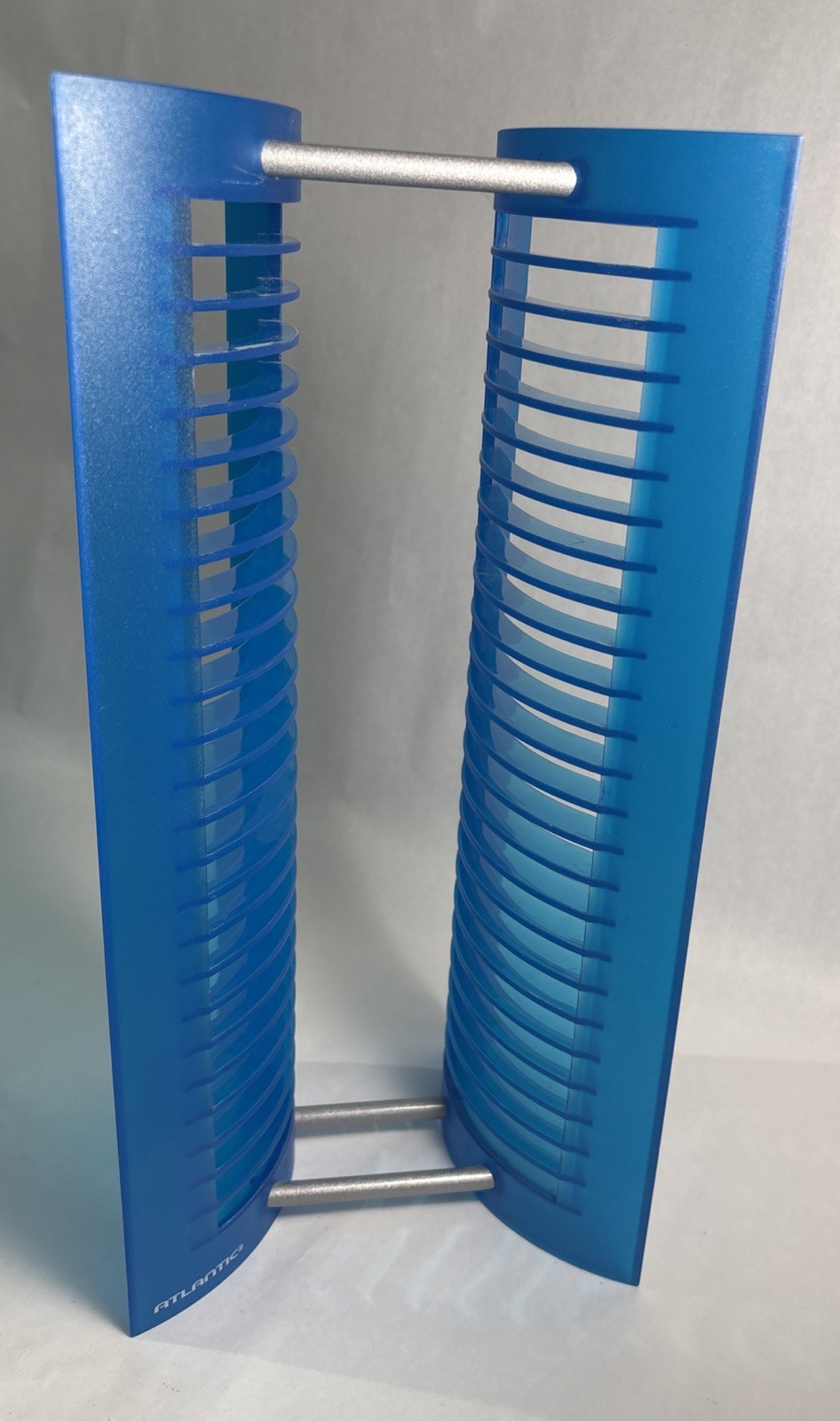 Atlantic CD Tower Storage – Futuristic Modern – Electric Blue – Fits Up To 25