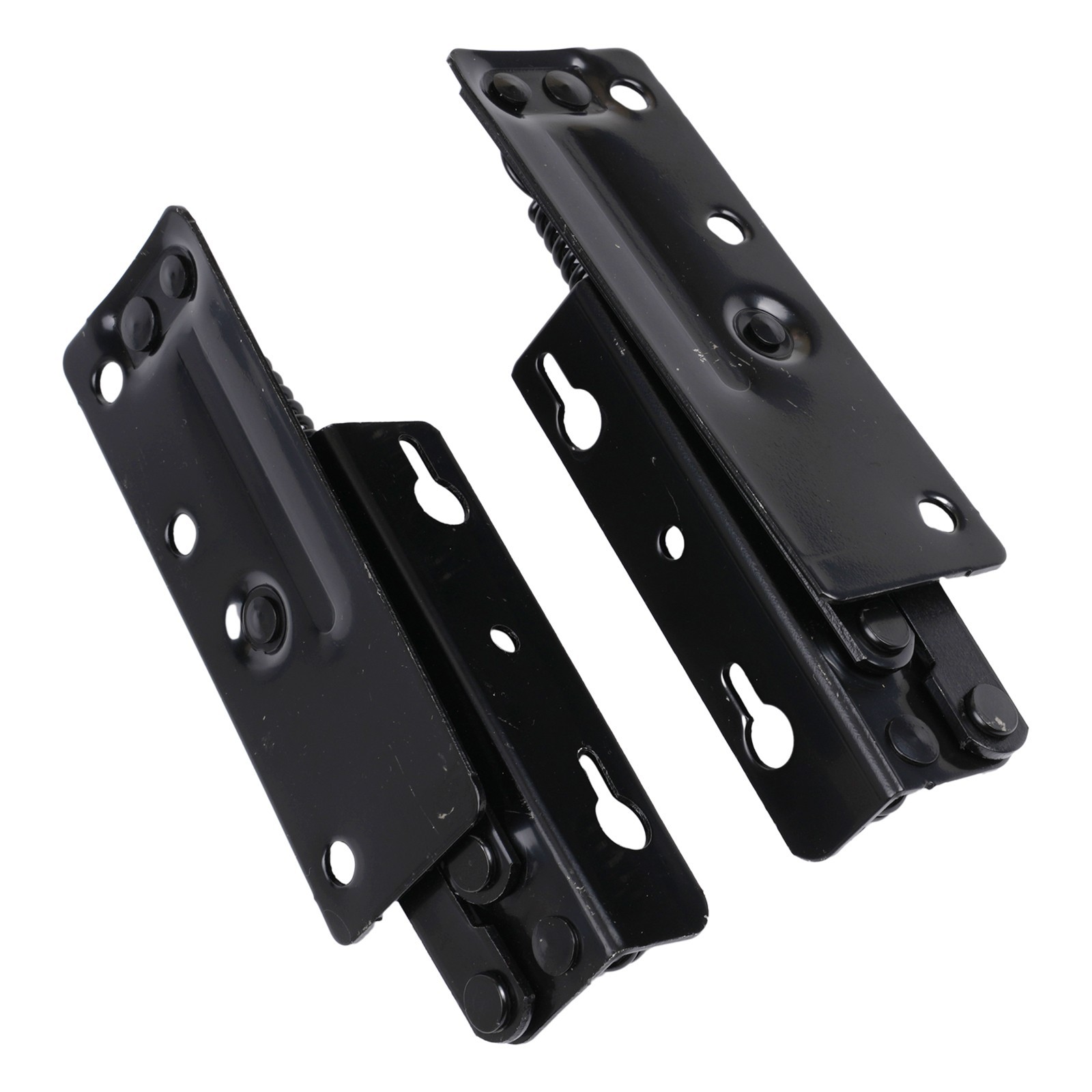 2Pcs Sofa Bed Bedding Adjustable Angle Mechanism Hinge Hardware Black / New