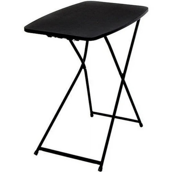 26in Black Folding TV Tray Table Portable For Sofa Bed Laptop Eating Working