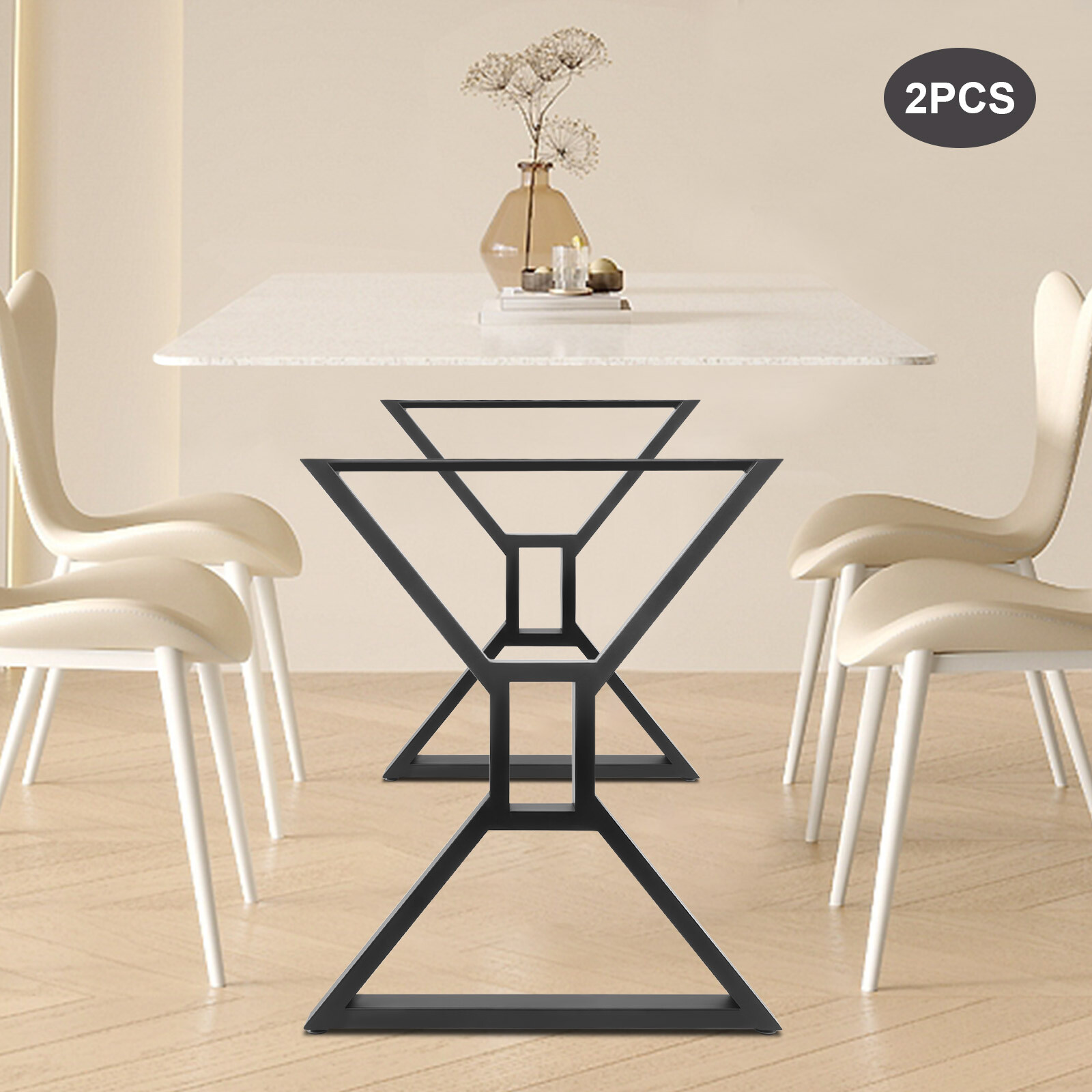 Table Legs Set of 2 Metal Desk Leg 28” Dining Table Leg DIY Industrial