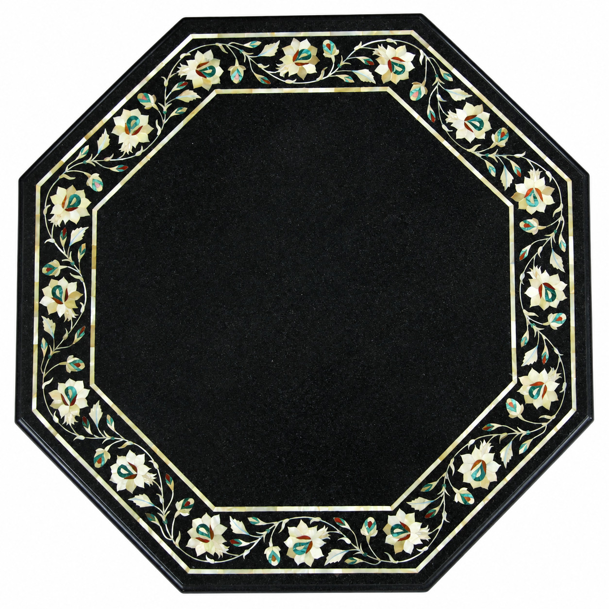 15×15 Inches Living Room Side Table | Octagon Marble Coffee Table Top for Home