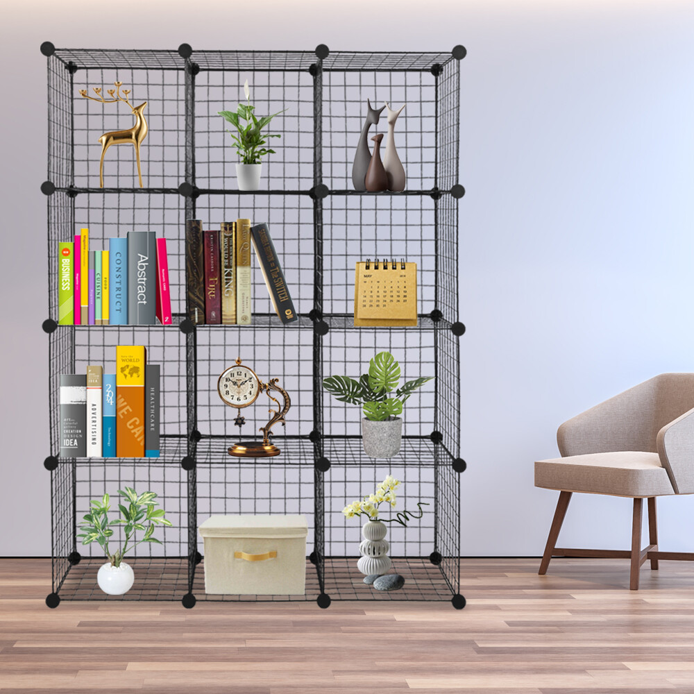 12 Cube Organizer Cube Storage Storage Shelves Wire Cube Storage Origami Shelves