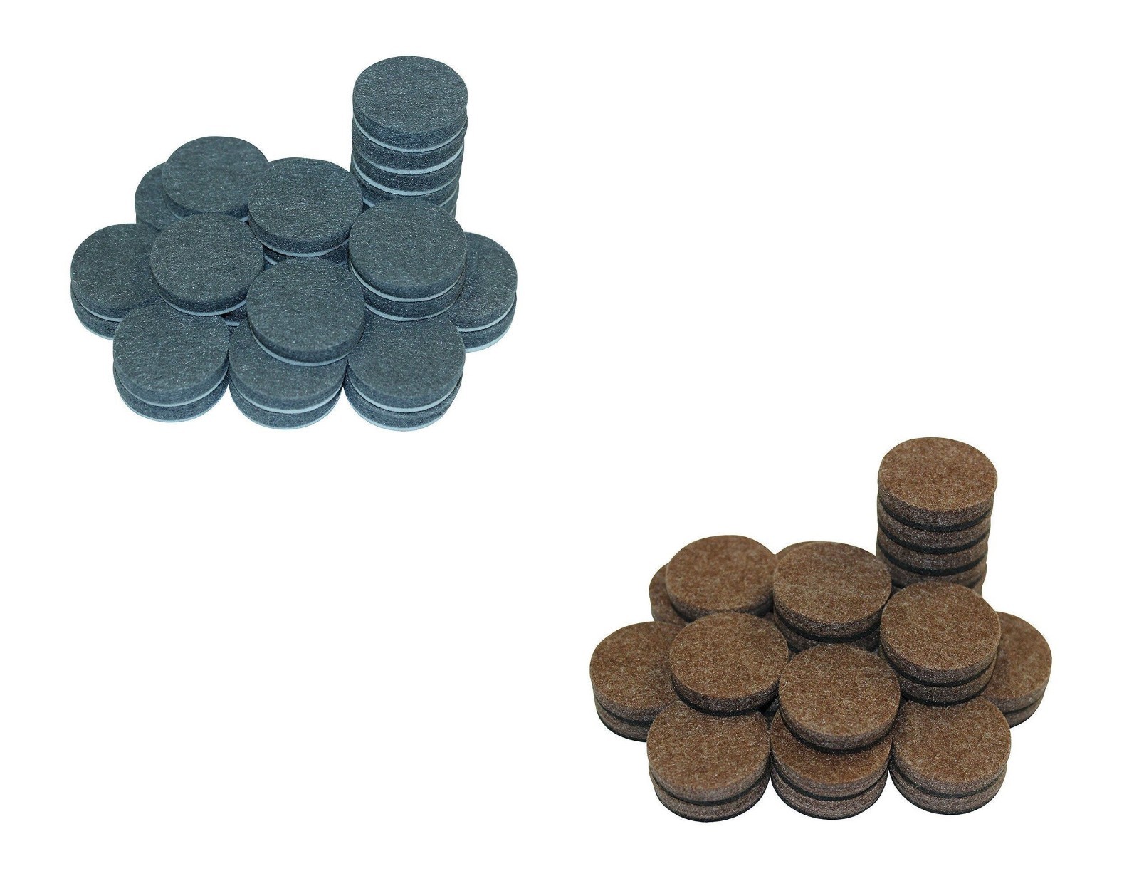 50 not 48 Pack Self-Stick Furniture Round Felt Pad Hard Wood Floor