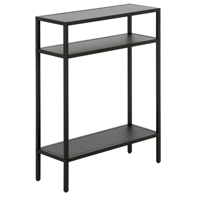 Henn&Hart 22″ Blackened Bronze Metal Console Table