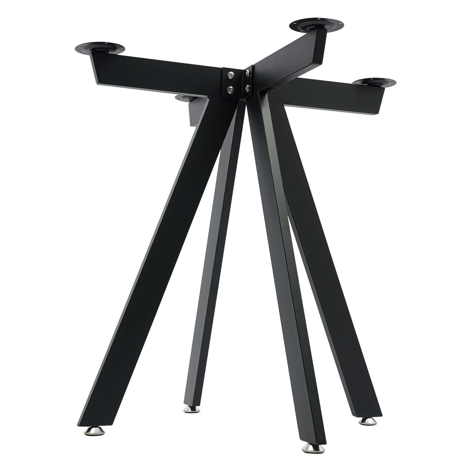 28 inch Round Iron Table Base Leg 220LB Load Black for Dining Desk Coffee