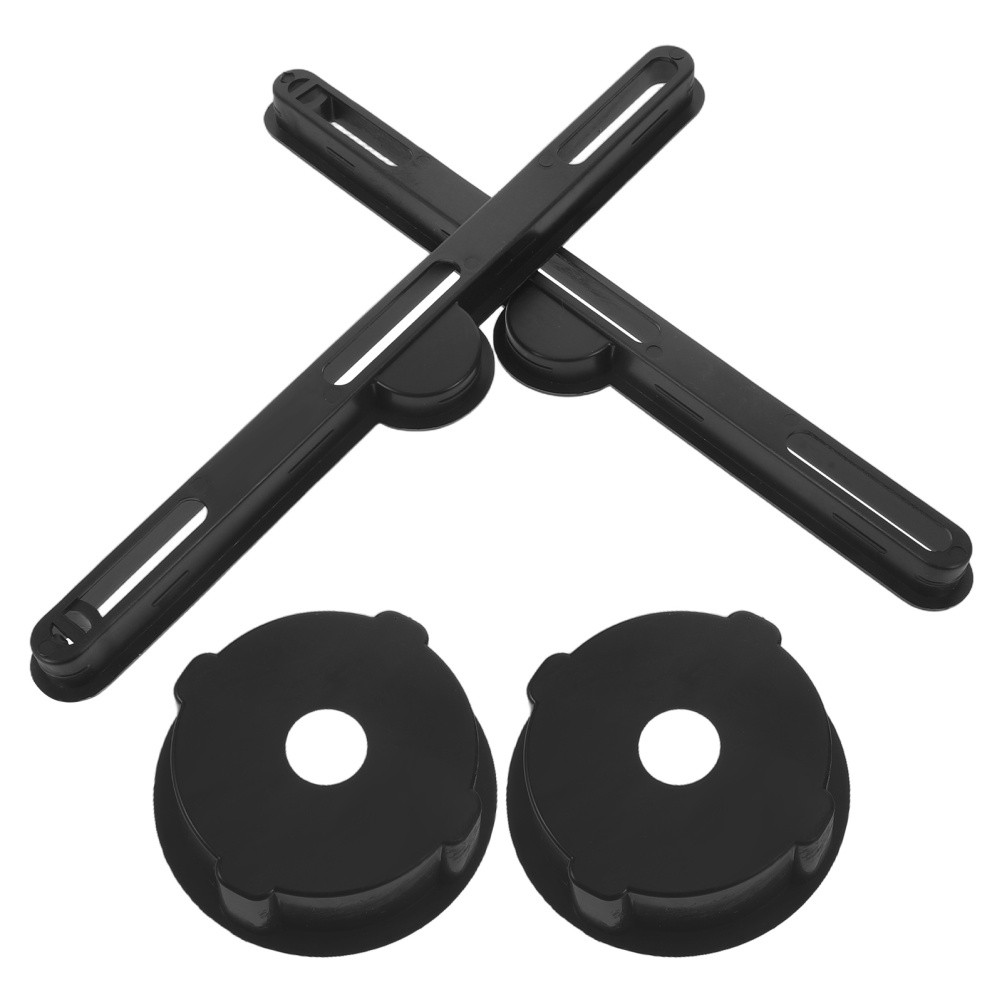 2 Sets Folding Table Cup Holder Attachments Bed Desk Accessories