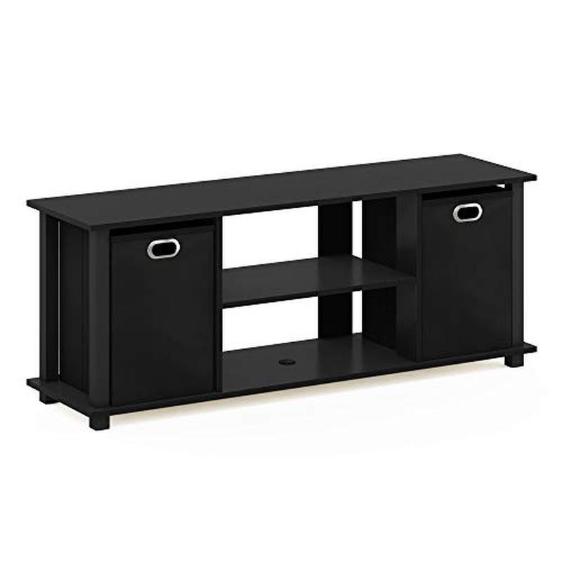 Modern Entertainment Center TV up to 37in W/ Storage Bins Assembly Required New