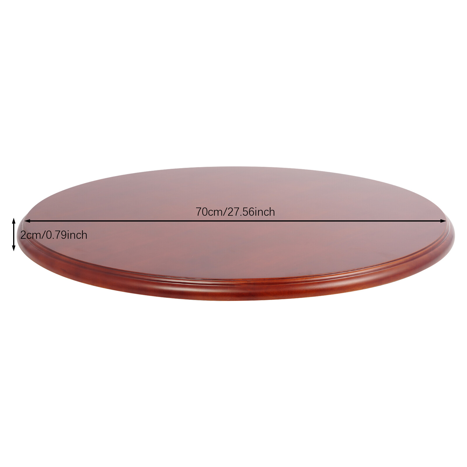 27 Inch Wooden Dining Table Turntable Centerpiece For 3.61-4.04ft Round Tables