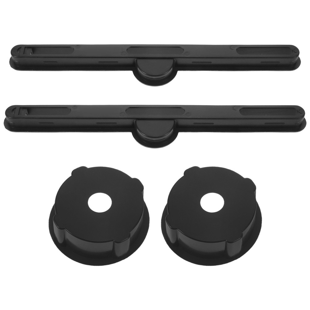 2 Sets Folding Table Cup Holder Attachments Bed Desk Accessories