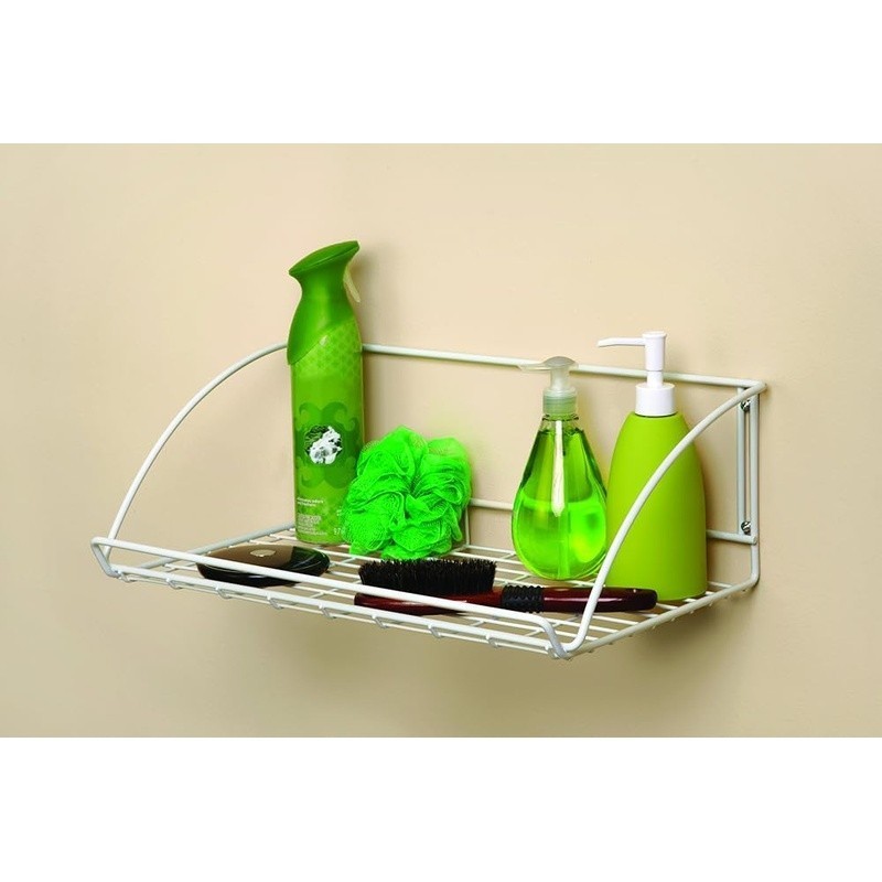 Wall Mount Hanging Shelf Space Saving Storage Solution Bathroom Bedroom Garage