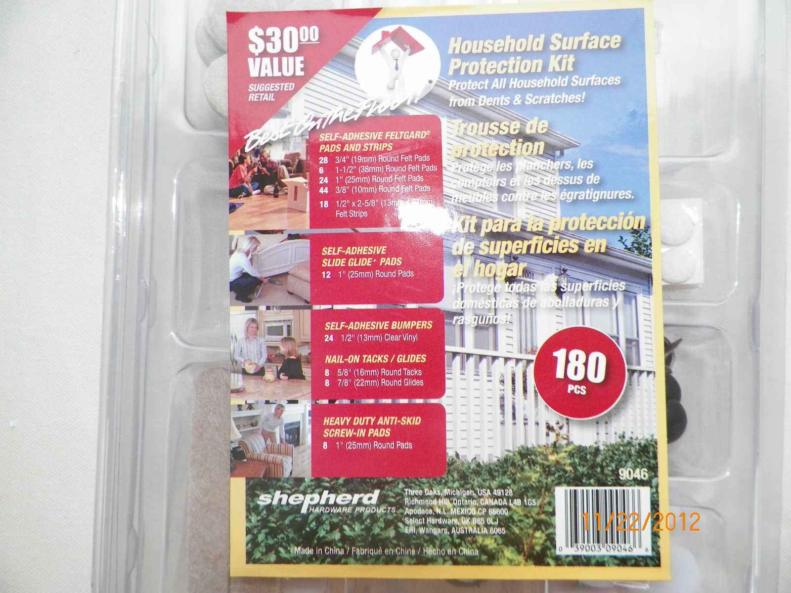 Shepherd – Household Surface Protection Kit – 180 pcs.