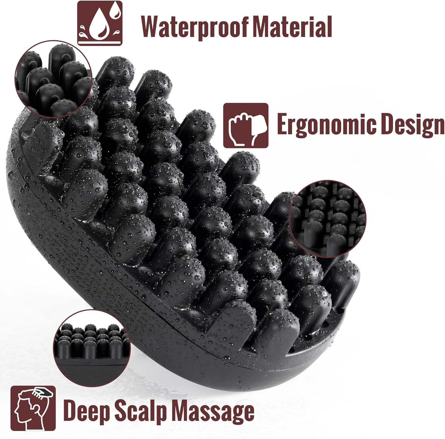 Premium Twist Hair Sponge Brush, Twist Styler Comb Set for Men & Women, Metal Br