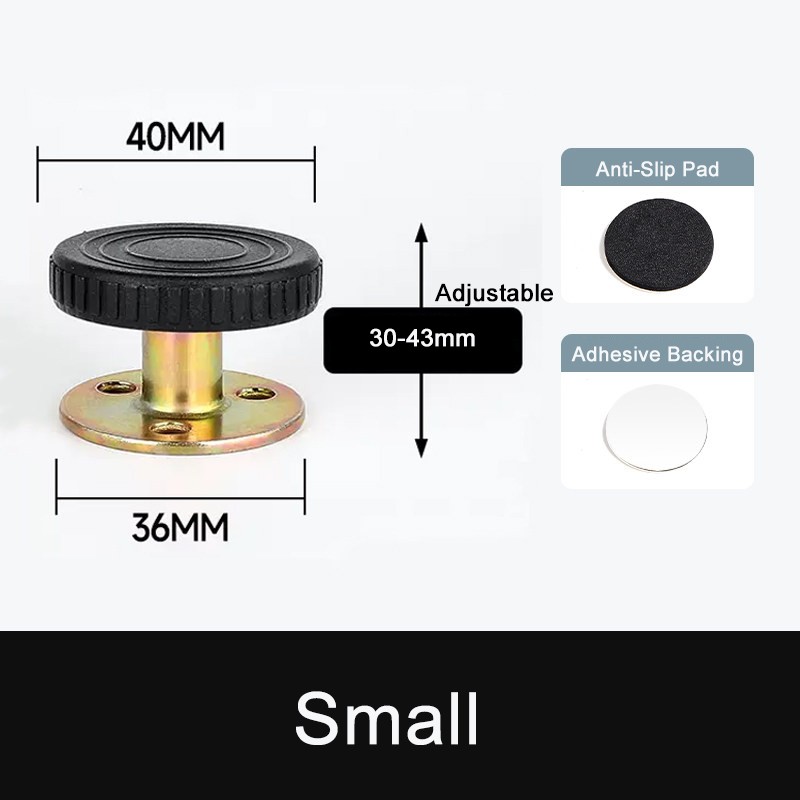 Adjustable Threaded Bed Frame Anti-Shake Tool Headboard Stopper, Easy Install