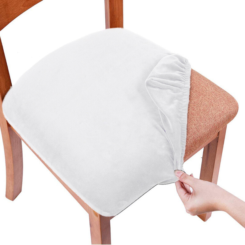 Stretch Spandex Removable Dining Chair Seat Cover Slipcovers Furniture Protector