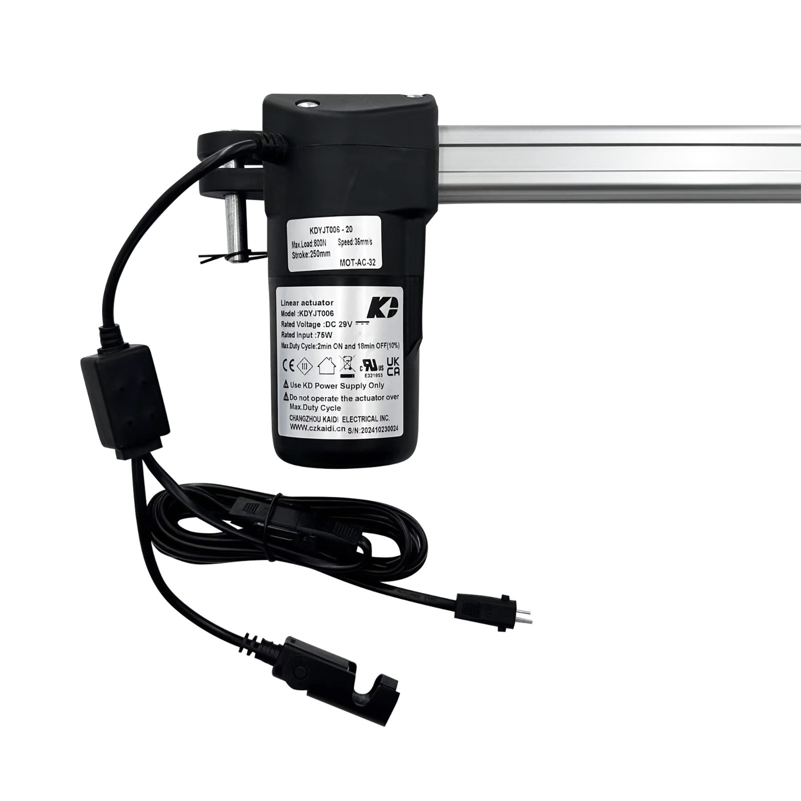 Motor Linear Actuator Model KDYJT006 KDYJT006-20 for Power Recliner Lift Chair