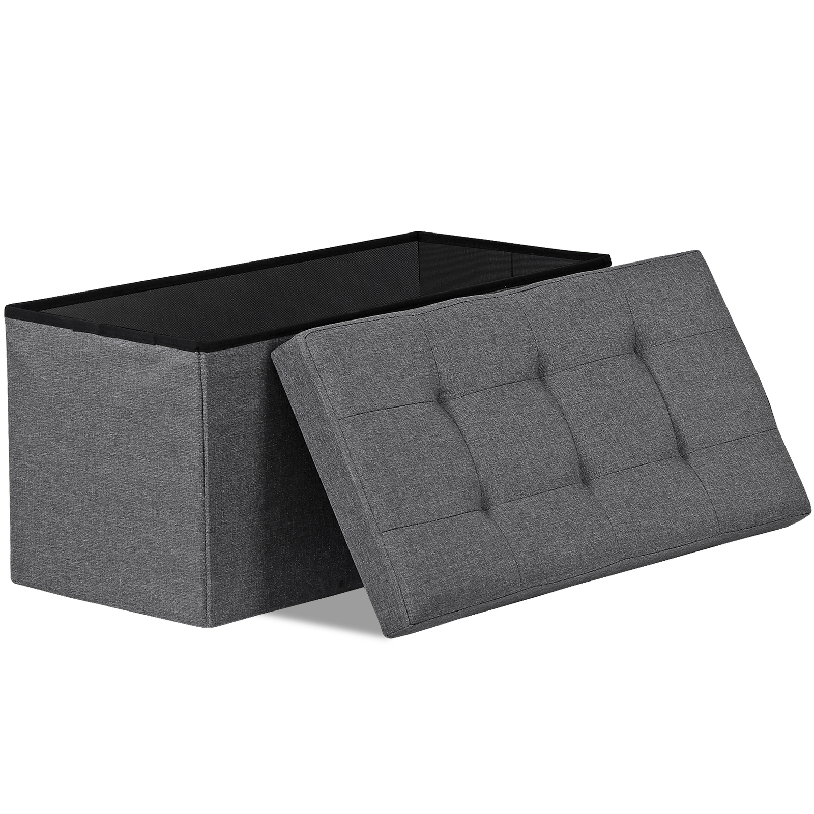 30-In Storage Bench for Bedroom Entryway End of Bed Folding Foot Rest Ottoman