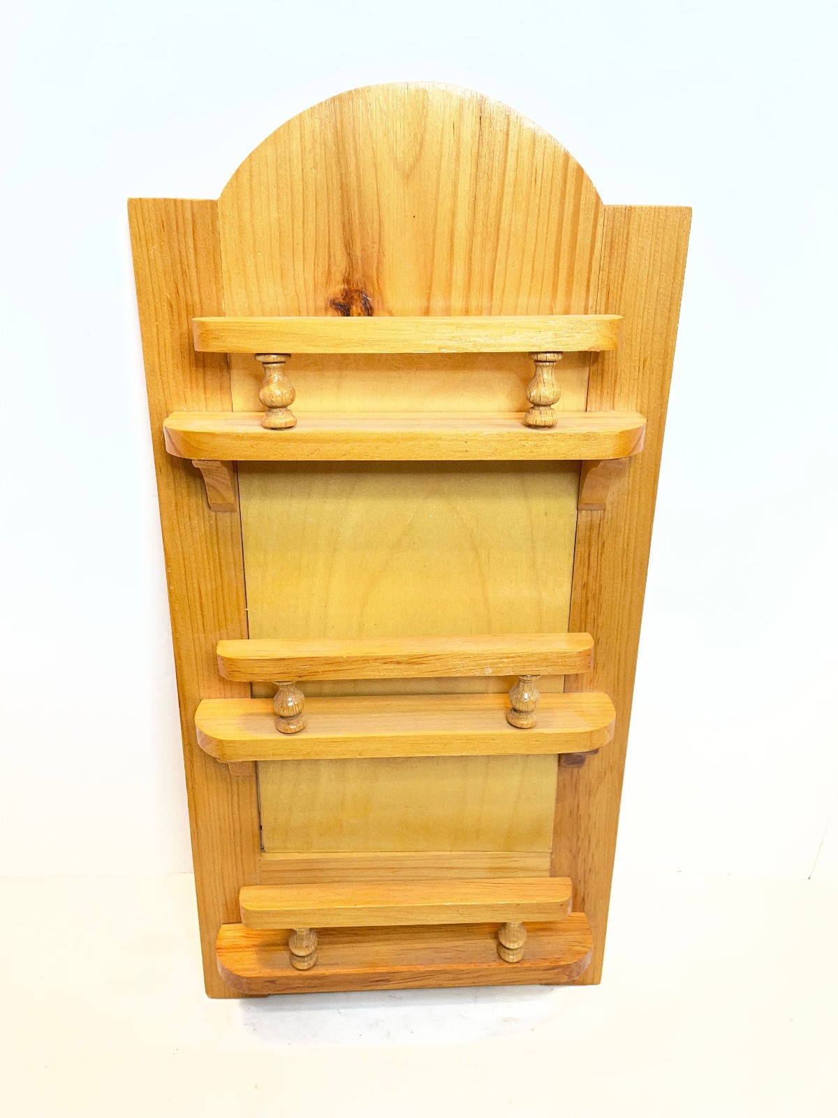 Vintage Country Wood Wall Curio Shelf Rustic Primitive Farm 24 x 9.5 x 2
