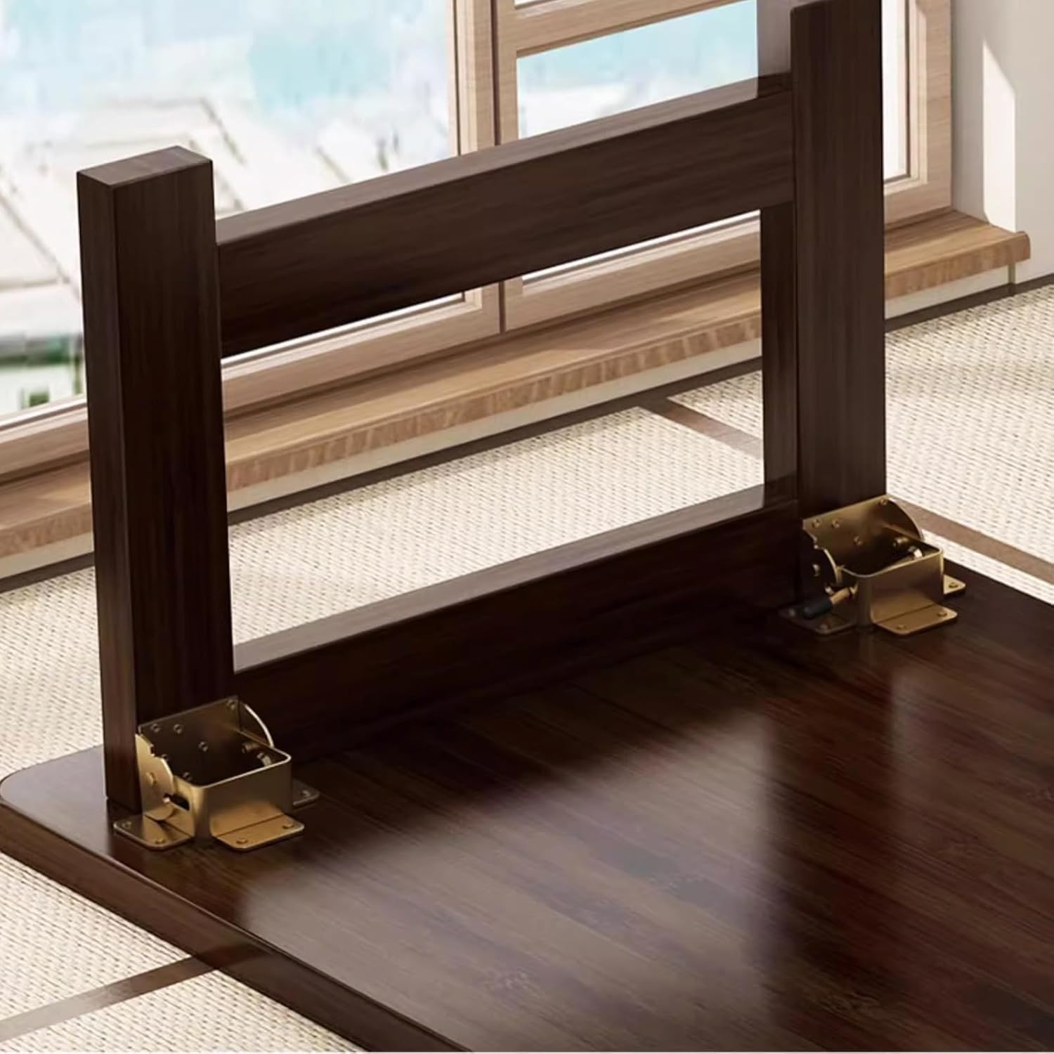Japanese Low Floor Folding Coffee Table for Dining & Living Room, 39.4″ x 19.7