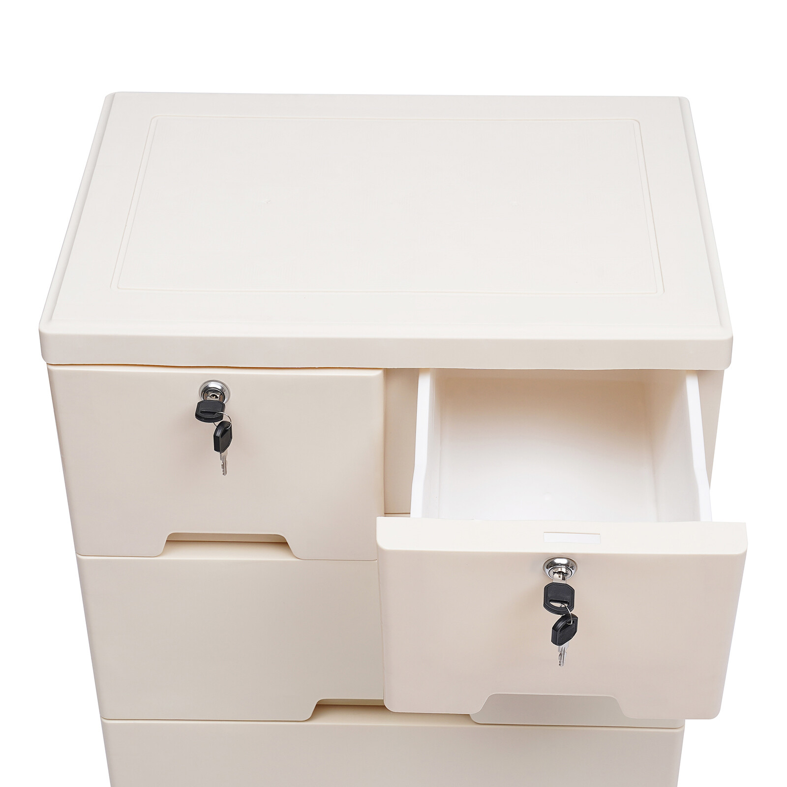 6 Drawers Dresser Tall Chest of Drawer Storage Organizer Closet for Bedroom