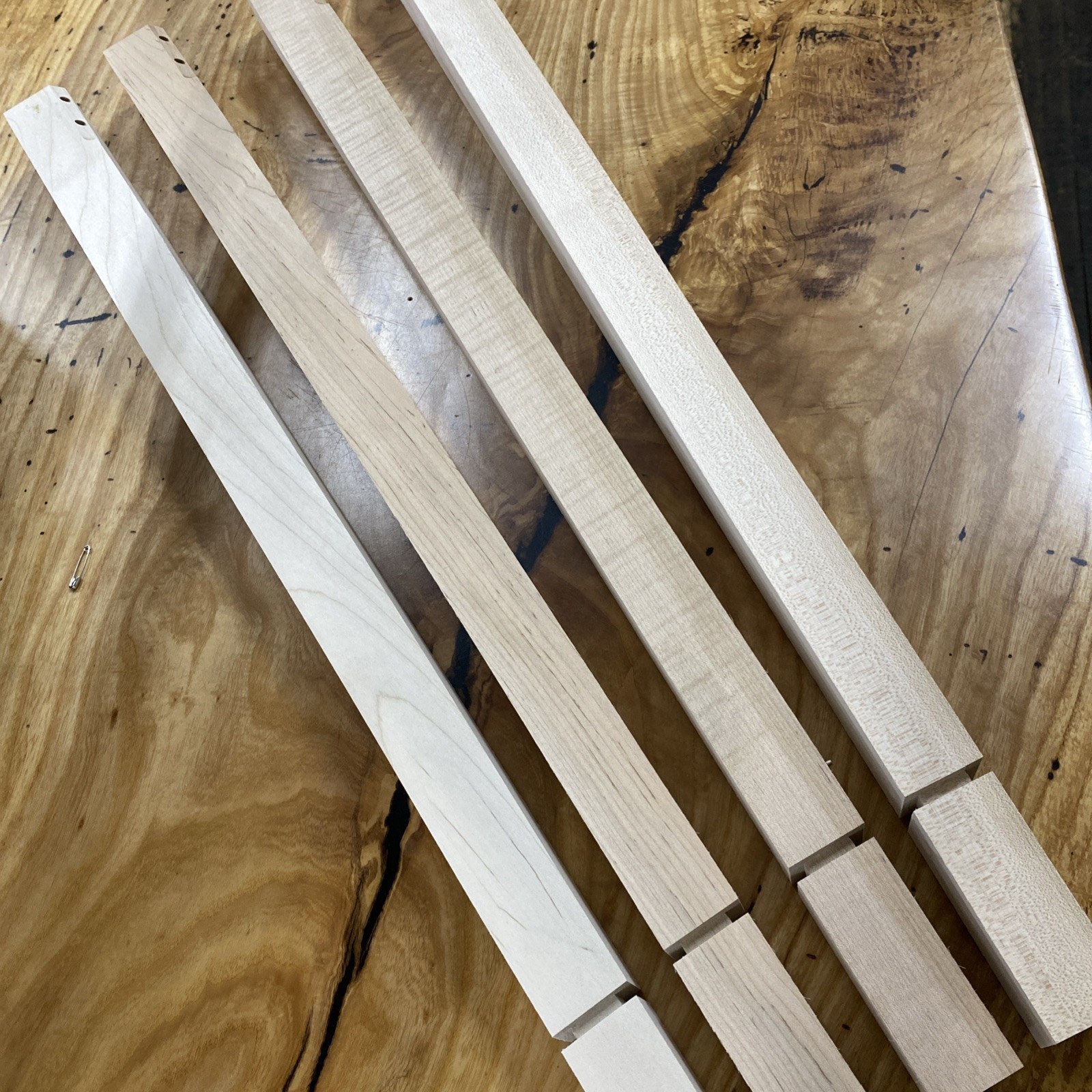 Set Of 4 Maple Table Legs, S4S , See Pictures, FREE SHIPPING