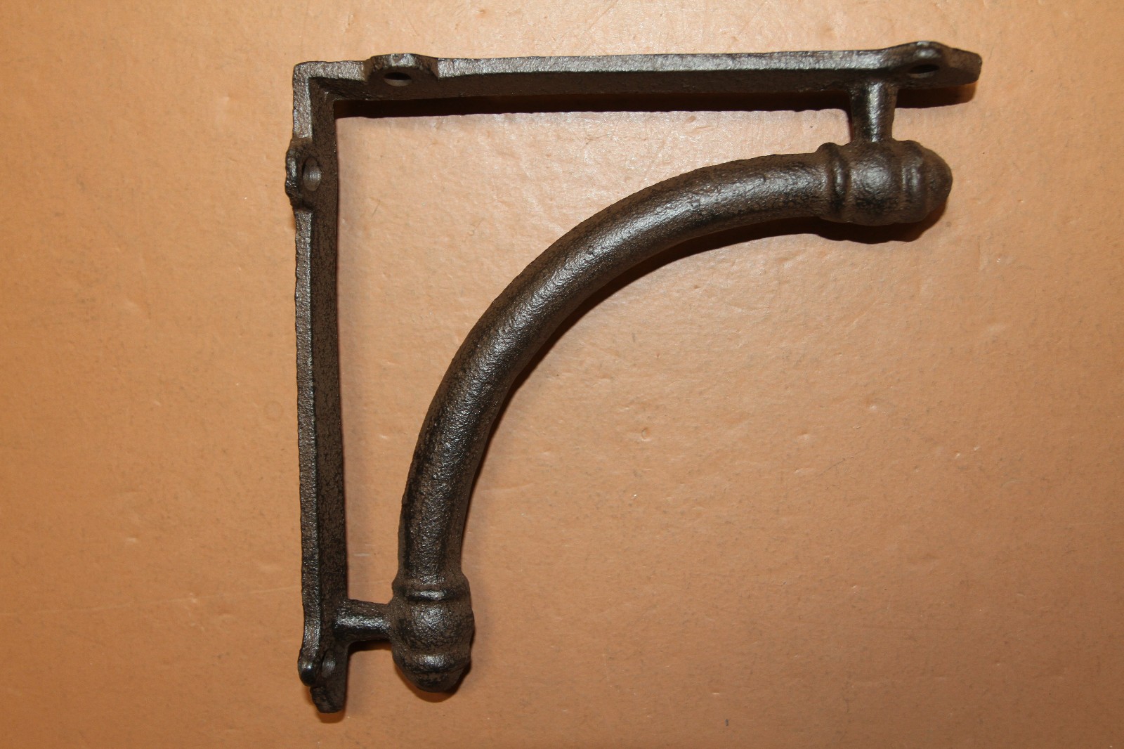 1-Heavy SHELF BRACKETS,Curved Pipe Accent,Kitchen,Bath Decor,Open Storage,B-87B