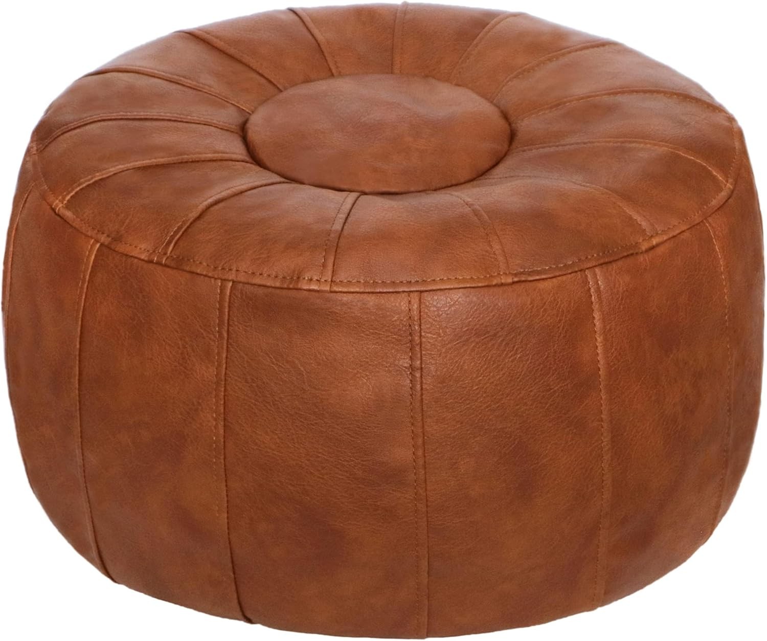 Moroccan Storage Pouf Foot Stool Ottoman Seat Handmade Faux